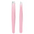 Ruby Face Professional Beauty Tools Slant & Point Duo Tweezers Soft Pink